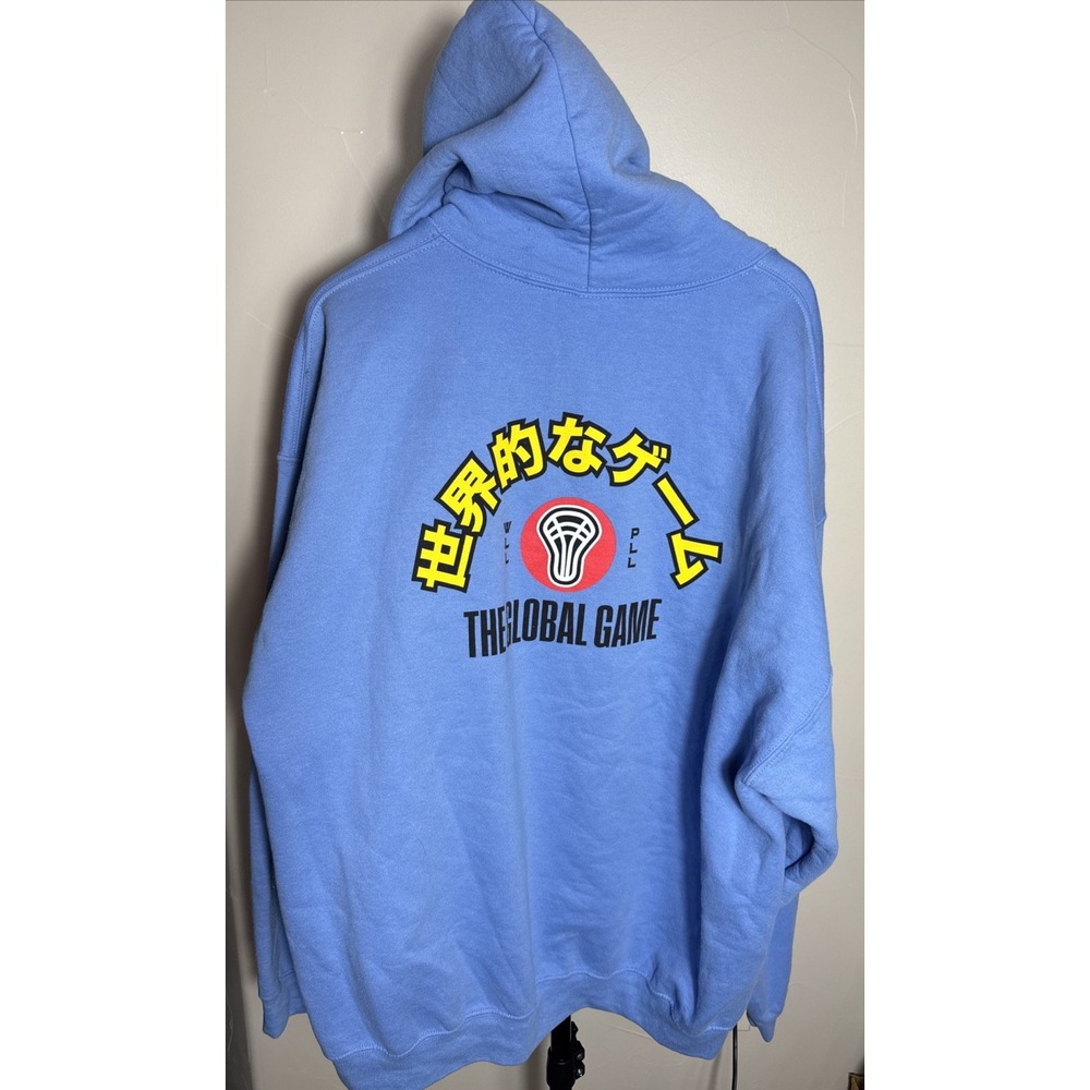 WLL PLL The Global Game Japan 2025 Hoodie XL Carolina Blue Lacrosse New